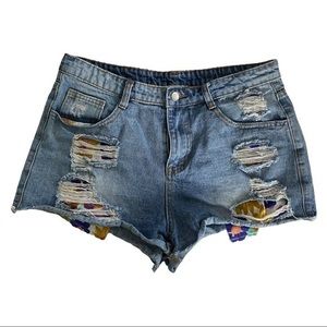 Hayden Women’s Distressed Cut‎ Off Jean Shorts    Sz 32